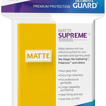 Ultimate Guard - 50 Sleeves: Supreme UX Standard Size (Matte)
