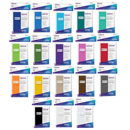 Ultimate Guard - 50 Sleeves: Supreme UX Standard Size (Matte)