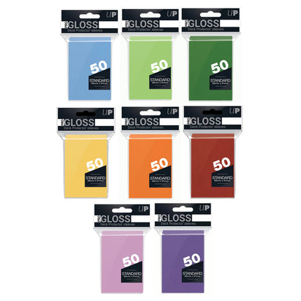 Ultra Pro PRO-GLOSS Standard (50 Sleeves) Sleeve Packs