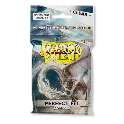 Dragon Shield - Perfect Fit (CLEAR) Standard (100 Count) Inner Sleeves