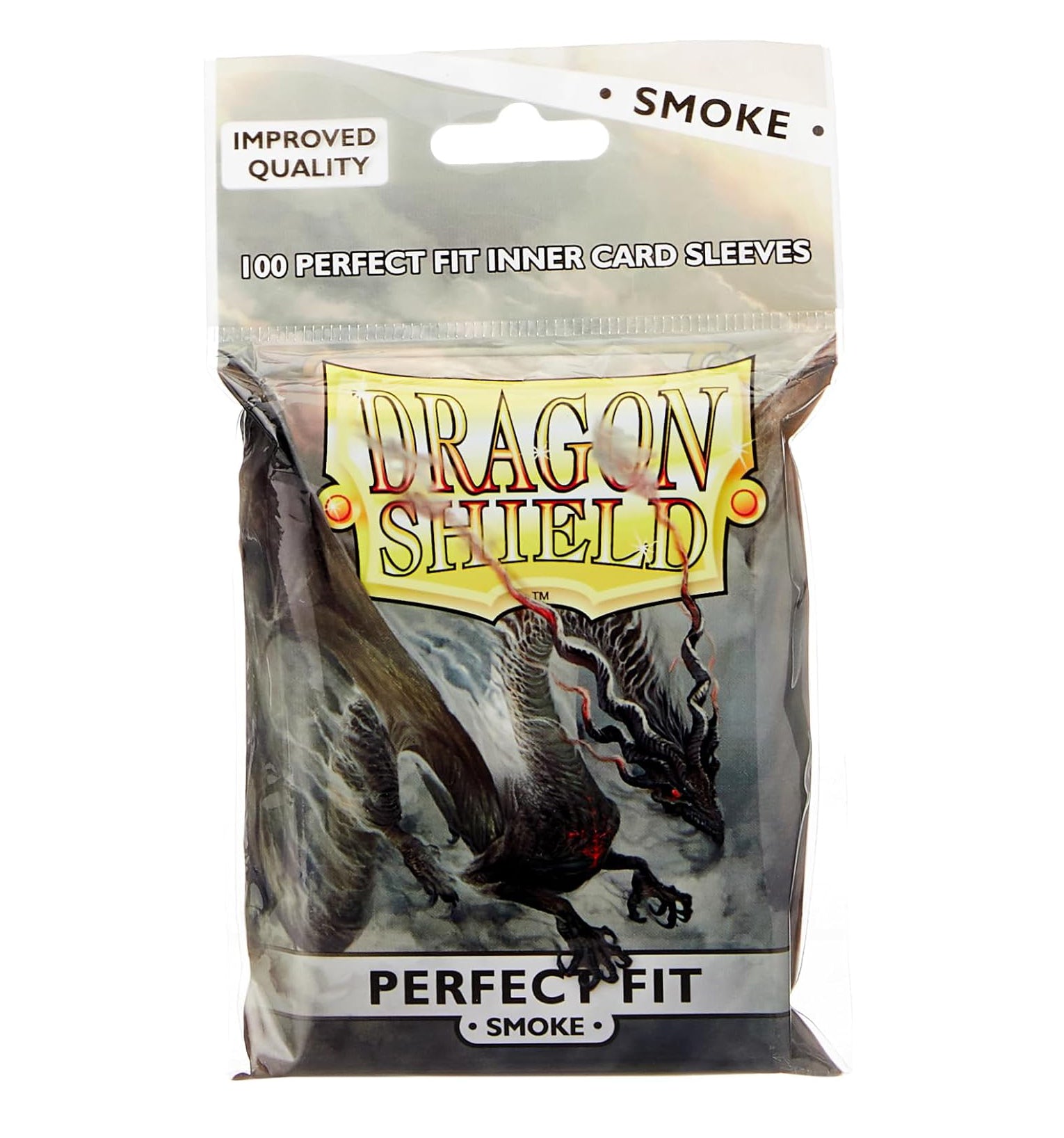 Dragon Shield - Perfect Fit (SMOKE) Standard (100 Count) Inner Sleeves