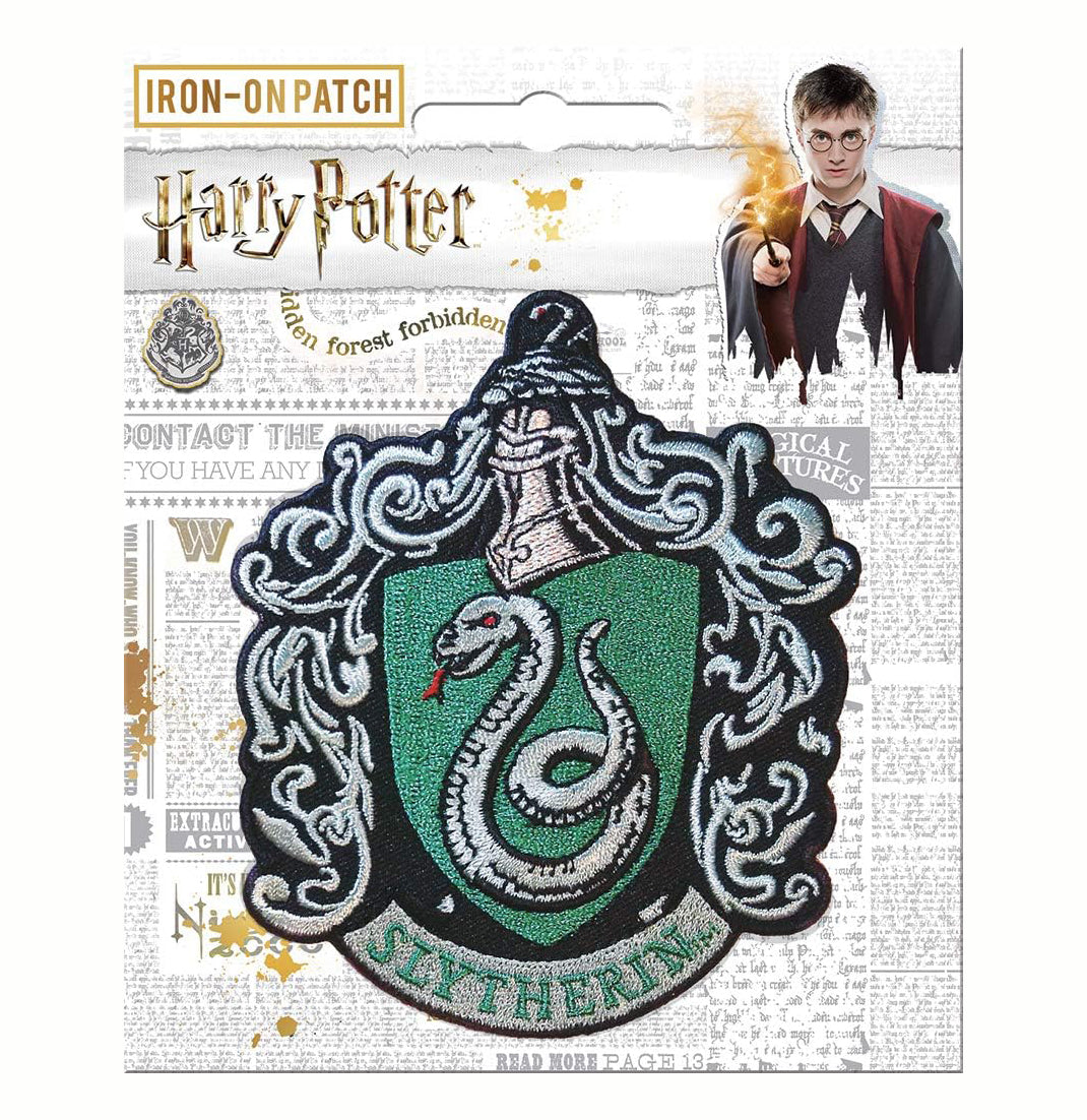 Harry Potter, Slytherin Embroidery Iron-On Patch