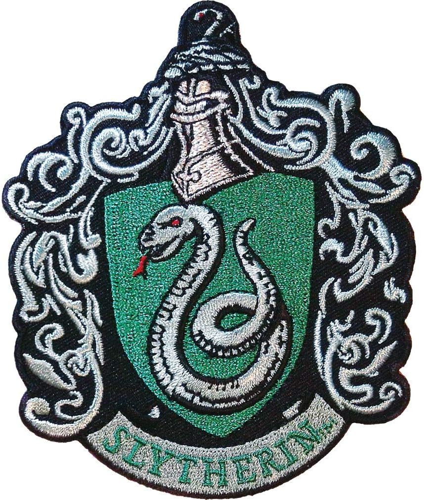 Harry Potter, Slytherin Embroidery Iron-On Patch