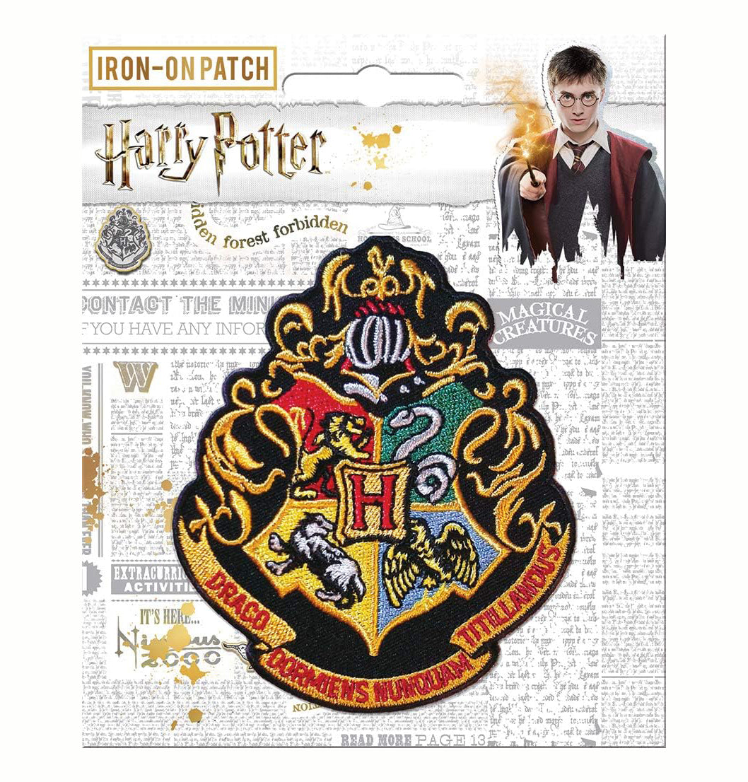 Harry Potter, Hogwarts Embroidery Iron-On Patch