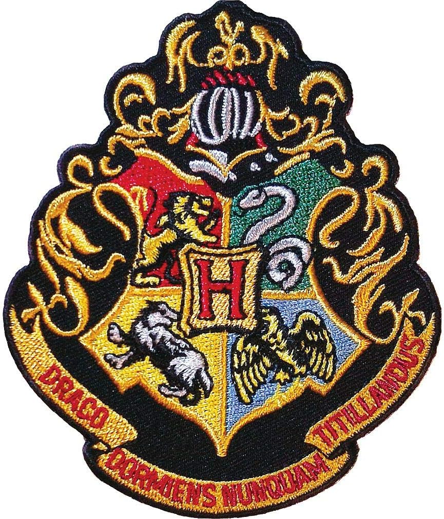 Harry Potter, Hogwarts Embroidery Iron-On Patch