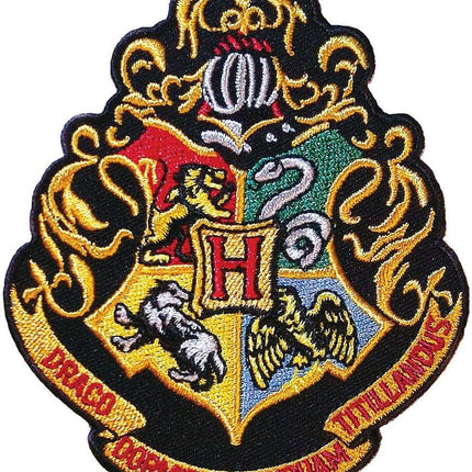 Harry Potter, Hogwarts Embroidery Iron-On Patch