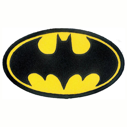 Batman Logo 3" Full Color Embroidery Iron-On Patch