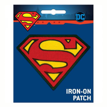 Superman Logo 3" Full Color Embroidery Iron-On Patch