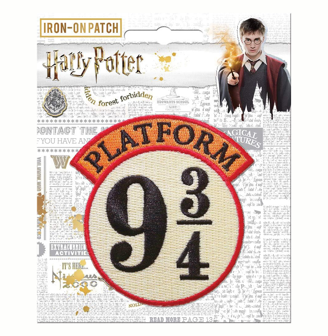 Harry Potter, Platform 9 3/4 Embroidery Iron-On Patch