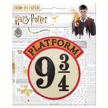 Harry Potter, Platform 9 3/4 Embroidery Iron-On Patch