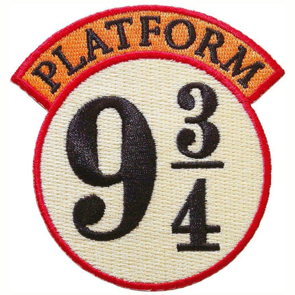 Harry Potter, Platform 9 3/4 Embroidery Iron-On Patch