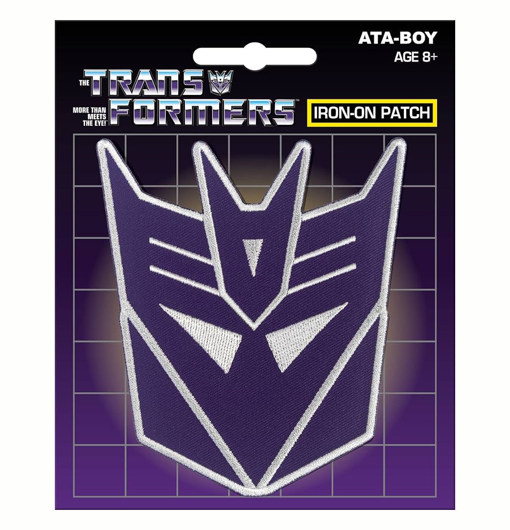 Transformers Decepticon Logo Embroidery Iron-On Patch
