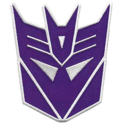 Transformers Decepticon Logo Embroidery Iron-On Patch