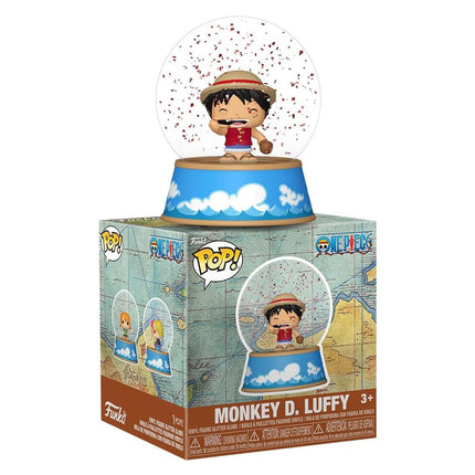 Funko Pop! Mini Glitter Globes: One Piece - Monkey D. Luffy - Collectable Vinyl Figure