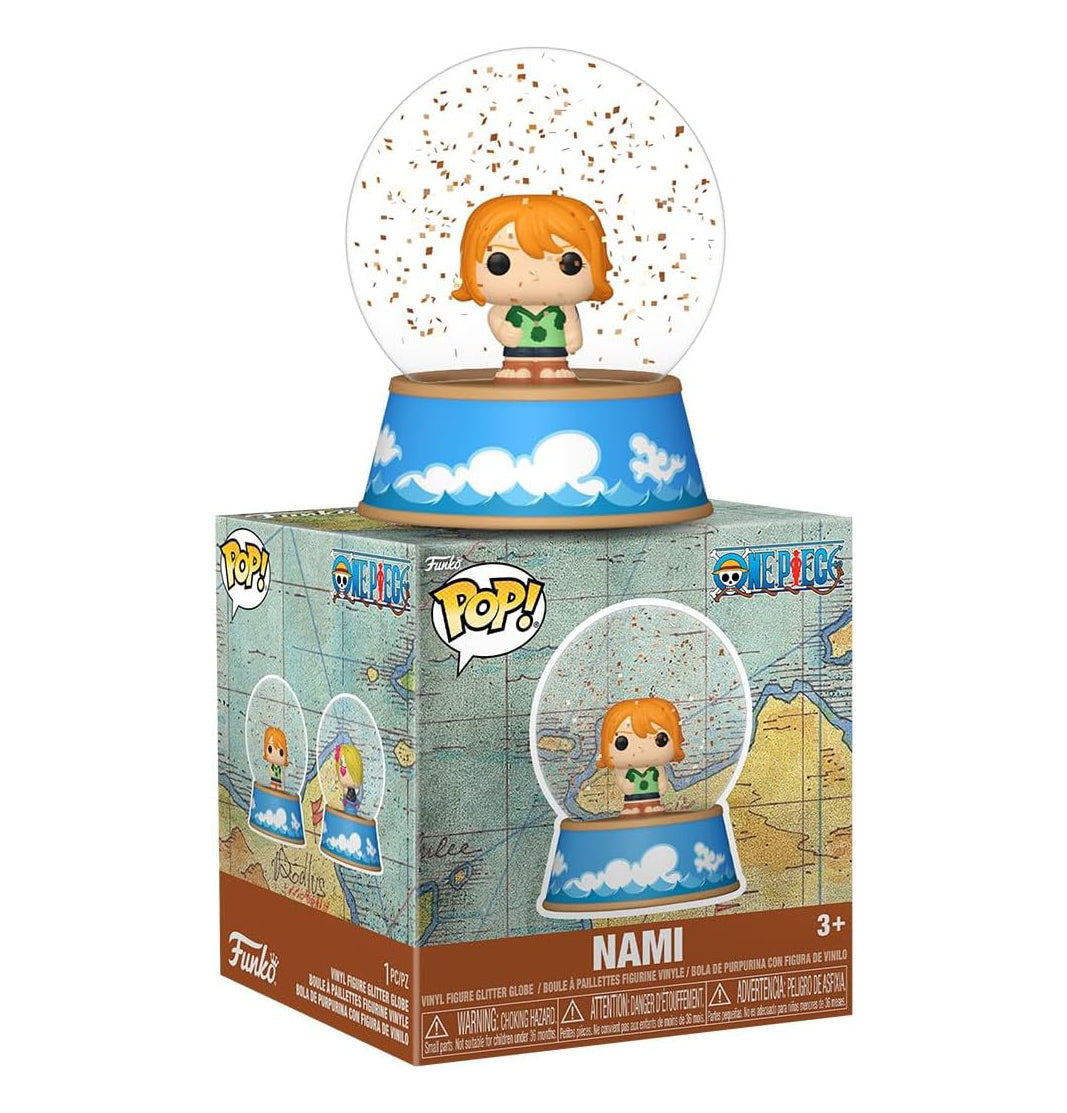 Funko Pop! Mini Glitter Globes: One Piece - Nami - Collectable Vinyl Figure