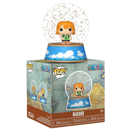 Funko Pop! Mini Glitter Globes: One Piece - Nami - Collectable Vinyl Figure