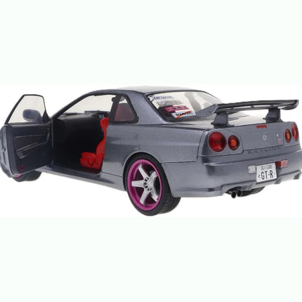 Solido - Nissan Skyline GTR-R34 1-18 Scale Diecast Model Car