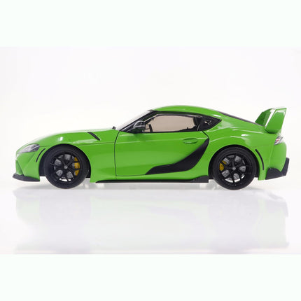 Solido - 2023 Toyota GR Supra Streetfighter Green 1-18 Scale Diecast Model Car