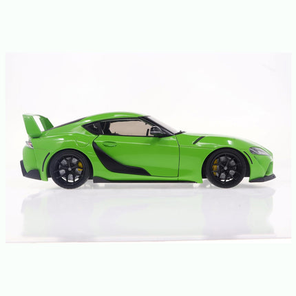 Solido - 2023 Toyota GR Supra Streetfighter Green 1-18 Scale Diecast Model Car