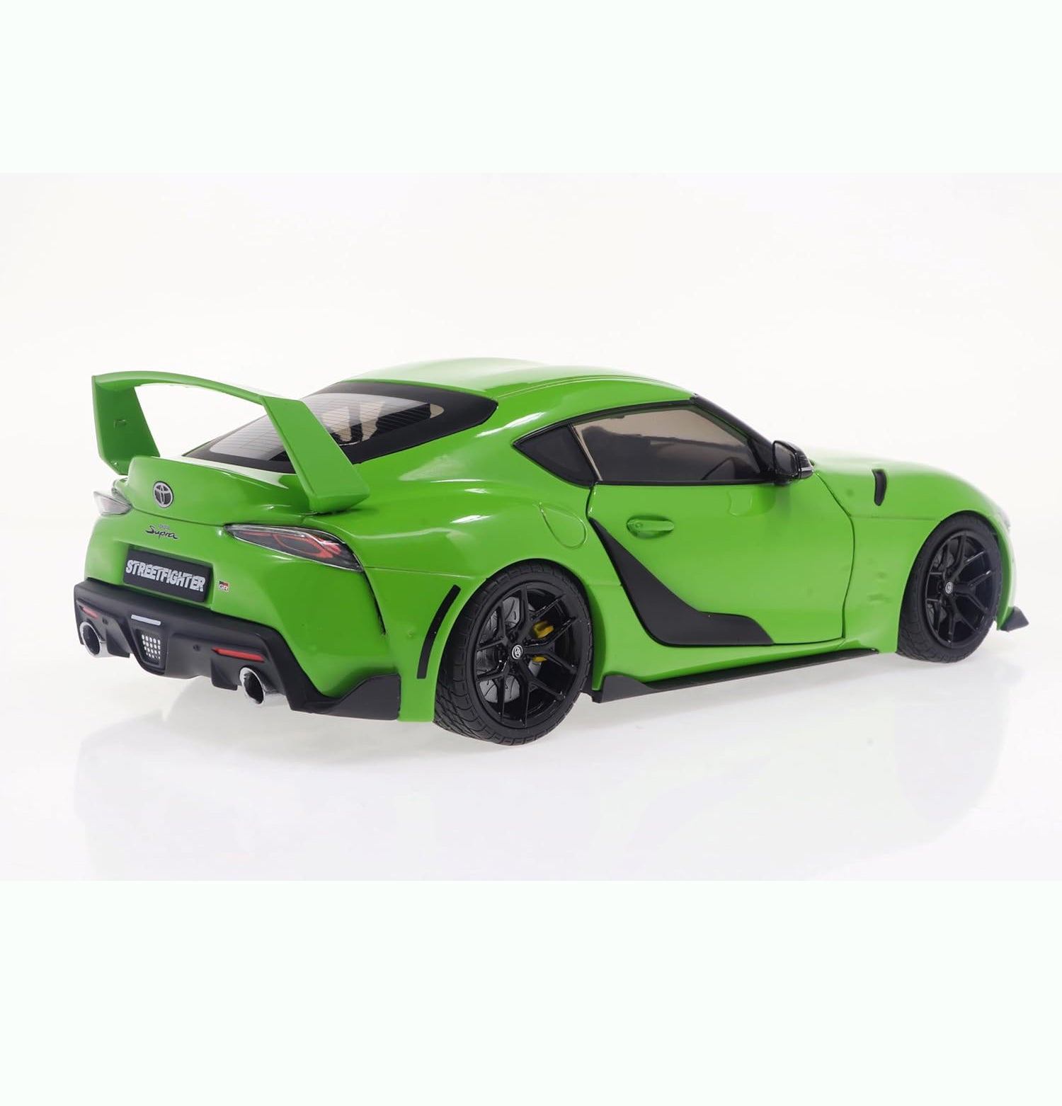 Solido - 2023 Toyota GR Supra Streetfighter Green 1-18 Scale Diecast Model Car