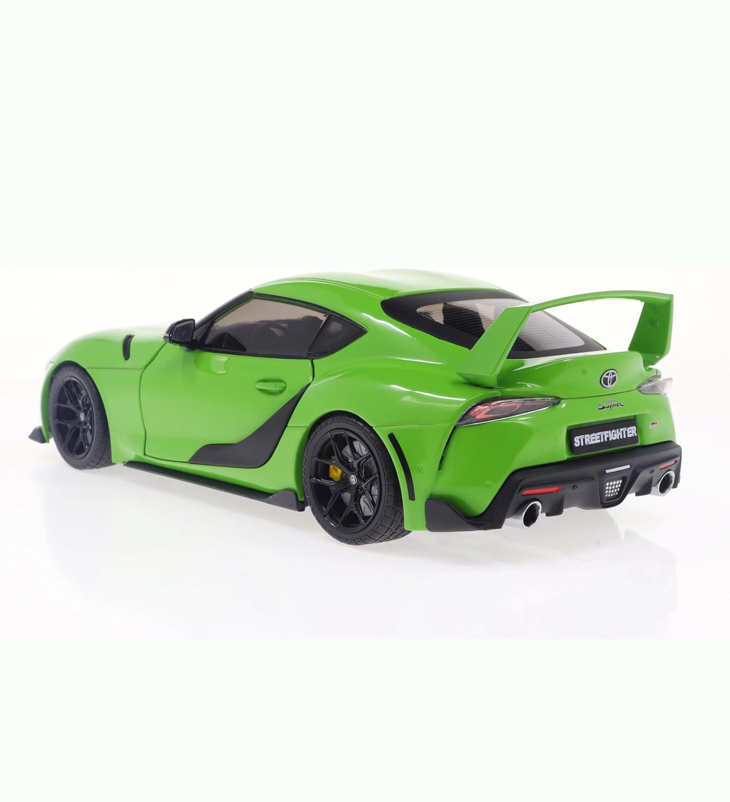 Solido - 2023 Toyota GR Supra Streetfighter Green 1-18 Scale Diecast Model Car