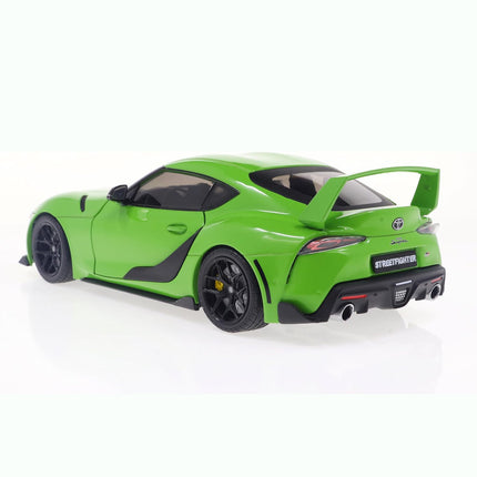 Solido - 2023 Toyota GR Supra Streetfighter Green 1-18 Scale Diecast Model Car
