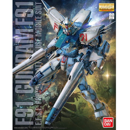 Bandai Hobby - 1/100 MG Mobile Suit Gundam F91 - F91 Gundam (ver. 2.0) Model Kit