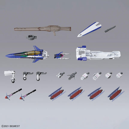 Bandai Hobby - 1/100 HG Macross Frontier - YF-29 Durandal Valkyrie (Maximilian Jenius Use) Full Set Pack Model Kit