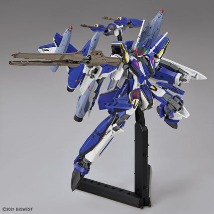 Bandai Hobby - 1/100 HG Macross Frontier - YF-29 Durandal Valkyrie (Maximilian Jenius Use) Full Set Pack Model Kit