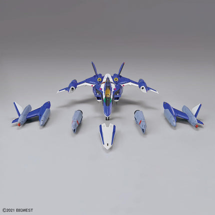 Bandai Hobby - 1/100 HG Macross Frontier - YF-29 Durandal Valkyrie (Maximilian Jenius Use) Full Set Pack Model Kit