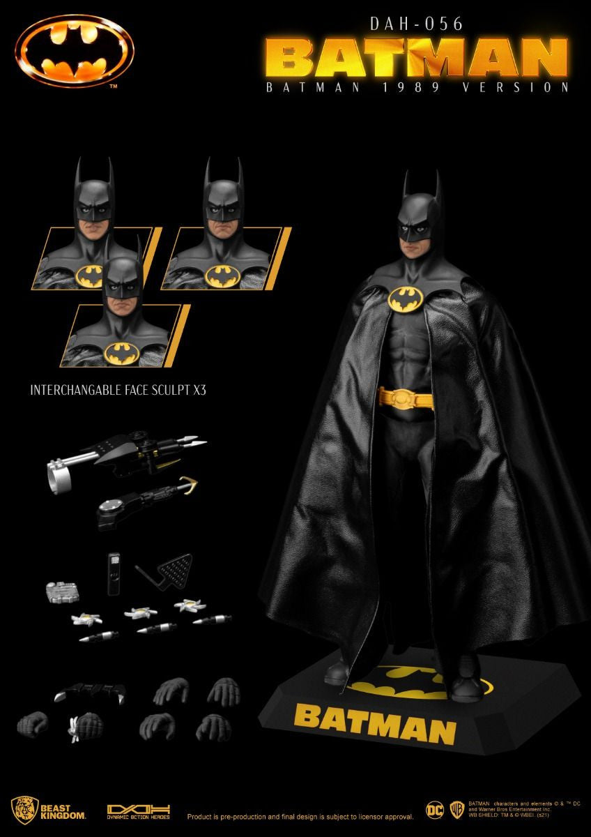 Beast Kingdom DAH-114 - Dynamic 8ction Heroes, DC Comics (1989) Batman 1/9 Action Figure