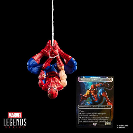 Marvel Legends x Magic The Gathering - Spider-man Action Figure + Promo Trading Card Set