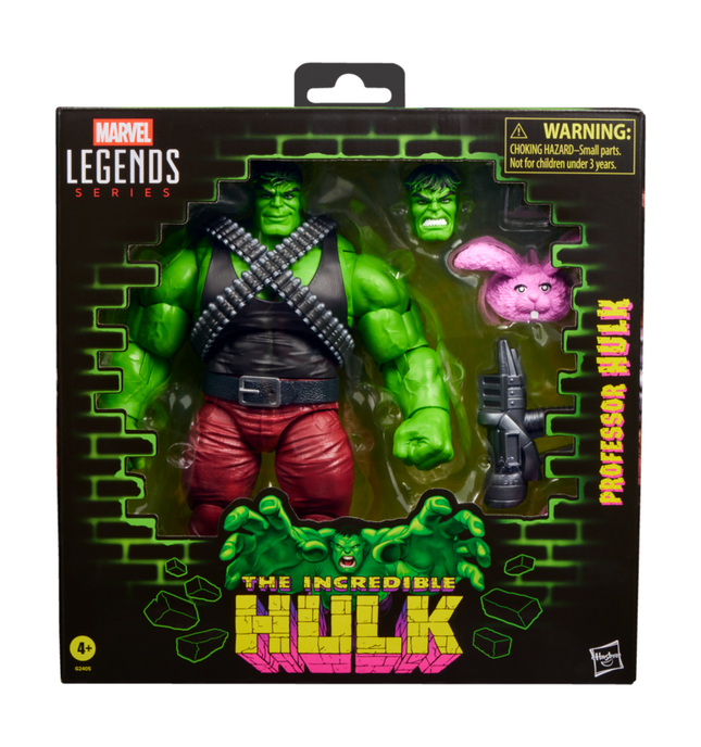 Marvel Legends Series Professor Hulk, Incredible Hulk Comics Collectible 6-Inch Scale Action Figure