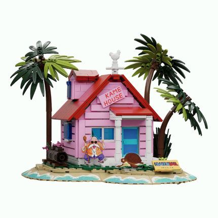 Dragon Ball - Kame House Building Block Construction Set with Acrylic Figures (660 Pieces)