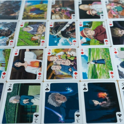 Howl's Moving Castle Movie Scene Playing Cards, Playing Cards