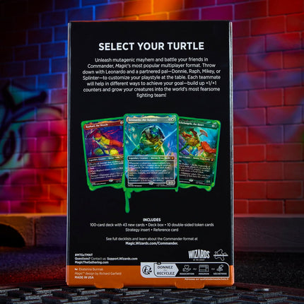 Magic The Gathering TCG: Teenage Mutant Ninja Turtles - Commander Deck "Turtle Power!" (ENGLISH EDITION)