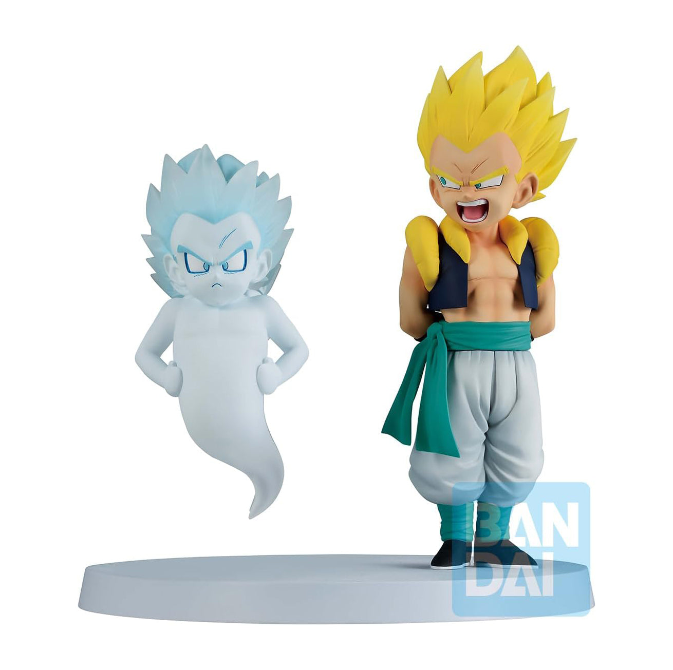 Banpresto Ichibansho Figure - Dragon Ball Z - Super Saiyan Gotenks & Ghost (Dragon History II) Revible Moment Collectible Statue