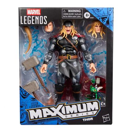 Marvel Legends Maximum Series Thor, Deluxe Thor Comics Collectible 6-Inch Action Figure