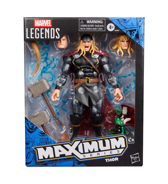 Marvel Legends Maximum Series Thor, Deluxe Thor Comics Collectible 6-Inch Action Figure