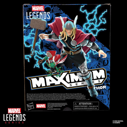 Marvel Legends Maximum Series Thor, Deluxe Thor Comics Collectible 6-Inch Action Figure