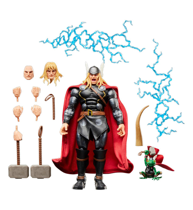 Marvel Legends Maximum Series Thor, Deluxe Thor Comics Collectible 6-Inch Action Figure