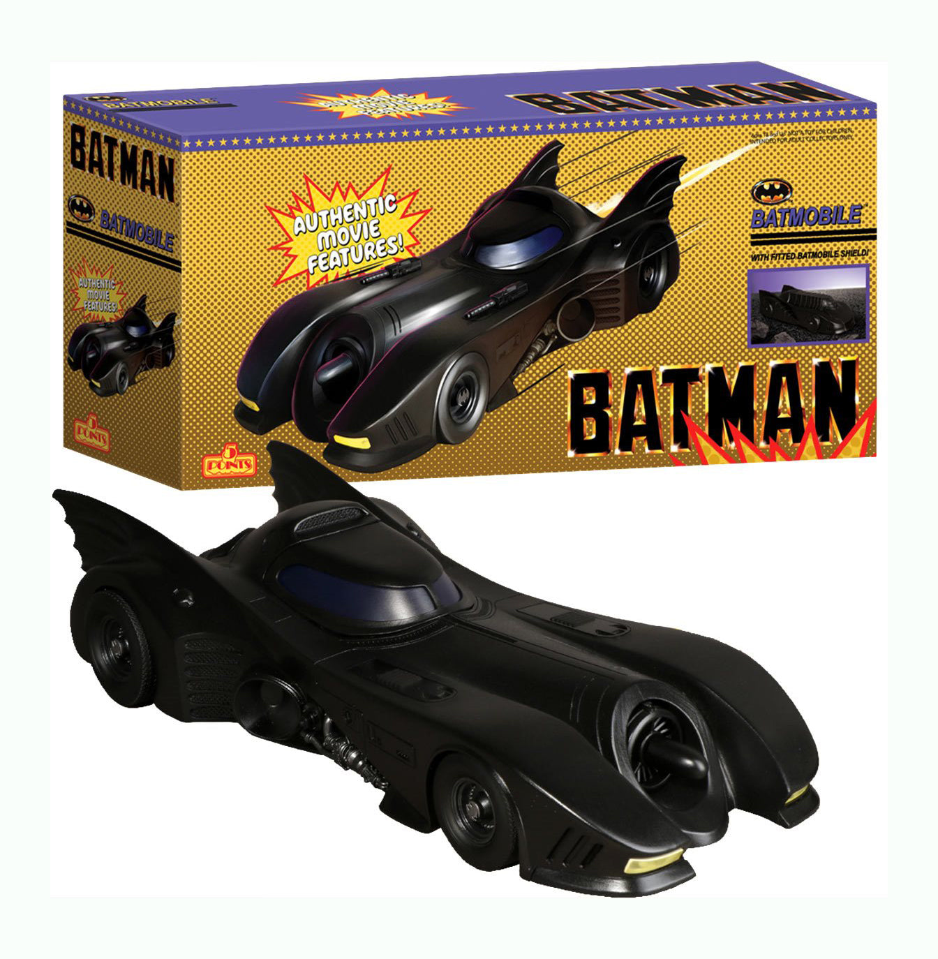 Batman 1989 Batmobile 5 Points Vehicle