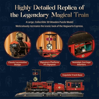 Harry Potter Model Kit Wooden Kit Scene Hogwarts Express