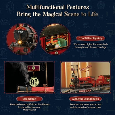 Harry Potter Model Kit Wooden Kit Scene Hogwarts Express