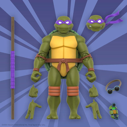 Super 7 ULTIMATES! Teenage Mutant Ninja Turtles Donatello - 7" TMNT Action Figure with Accessories