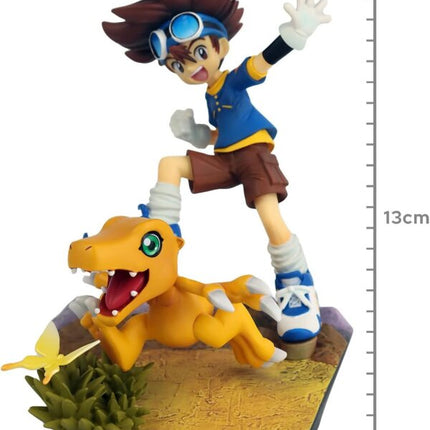 Digimon Adventure Tai & Agumon 20th Anniversary Edition Statue