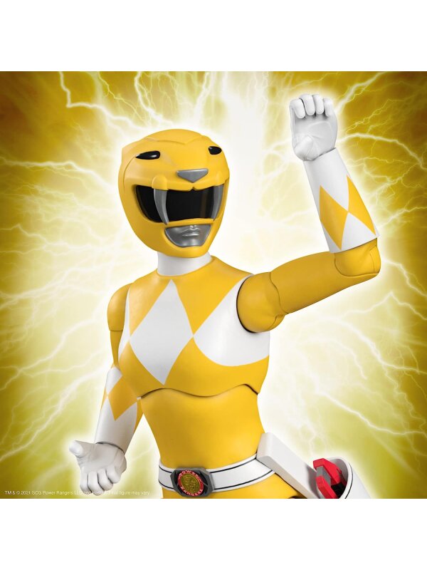 Super 7 - Mighty Mophin Power Rangers ULTIMATES! Wave 1 - Yellow Range ...