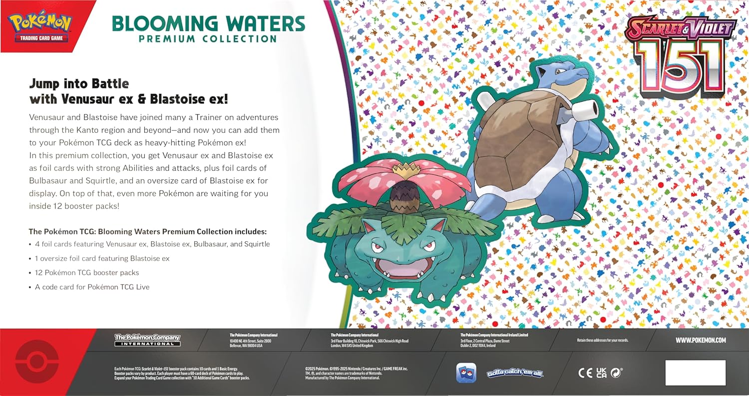 Pokemon Scarlet & Violet 151 Blooming Waters Premium Collection (ENGLI