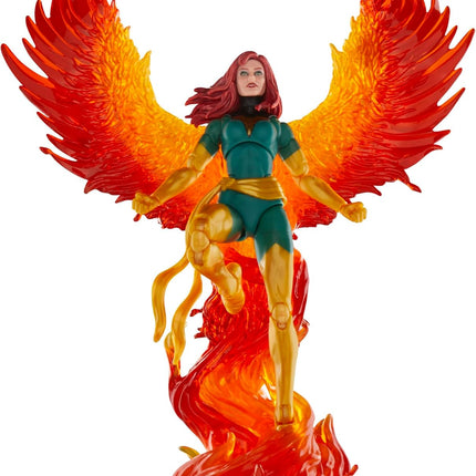 Marvel Legends Series Jean Grey with Phoenix Force Display, Deluxe X-Men Comics Collectible 6-Inch Action Figure