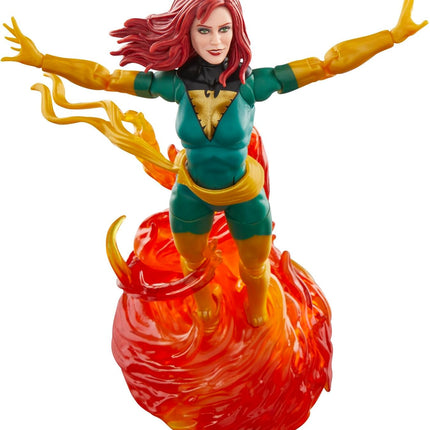 Marvel Legends Series Jean Grey with Phoenix Force Display, Deluxe X-Men Comics Collectible 6-Inch Action Figure